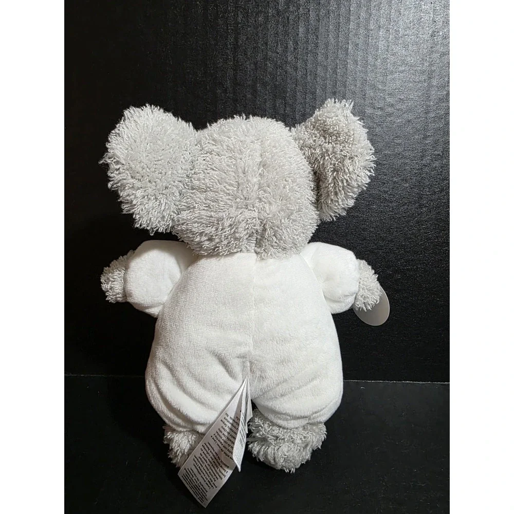 Little Me‎ Welcome To The World White Gray Elephant 9